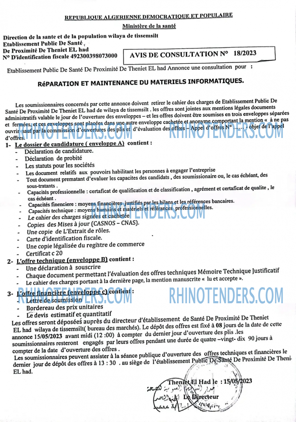 Rhinotenders