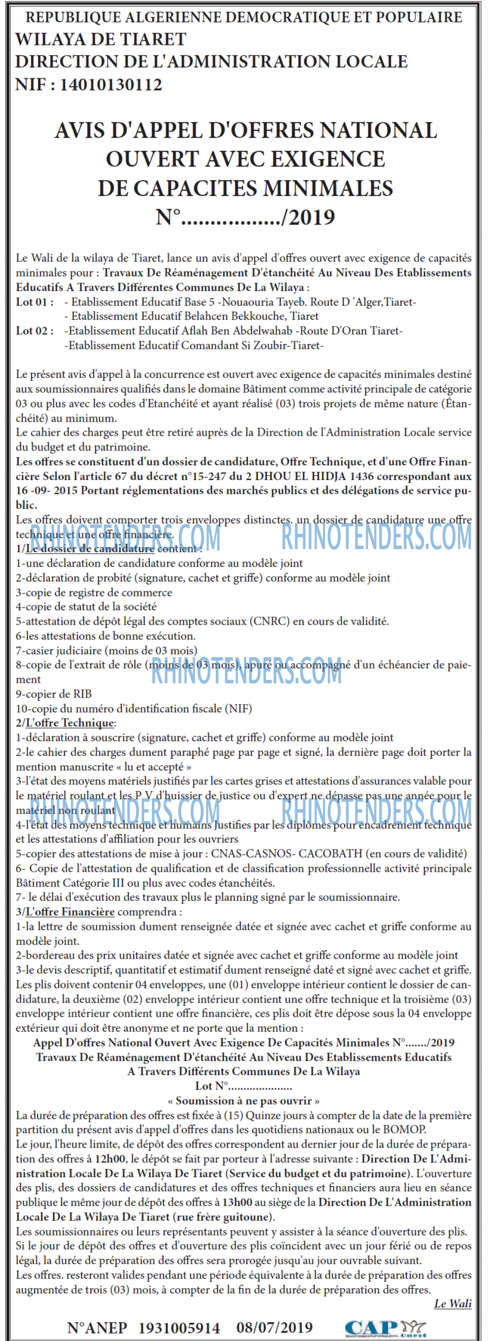 CAP OUEST