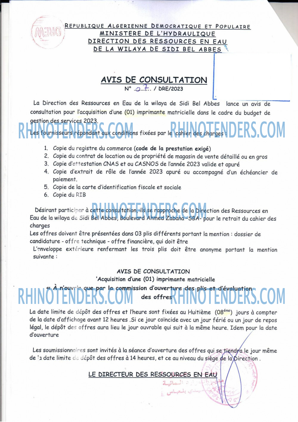 Rhinotenders