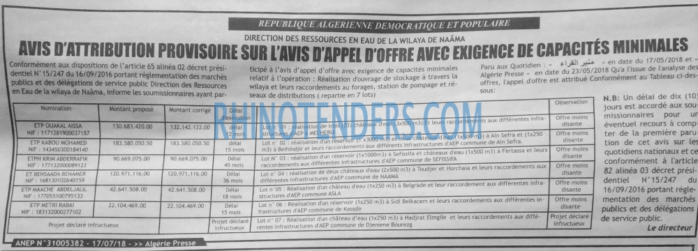 ALGERIE PRESSE