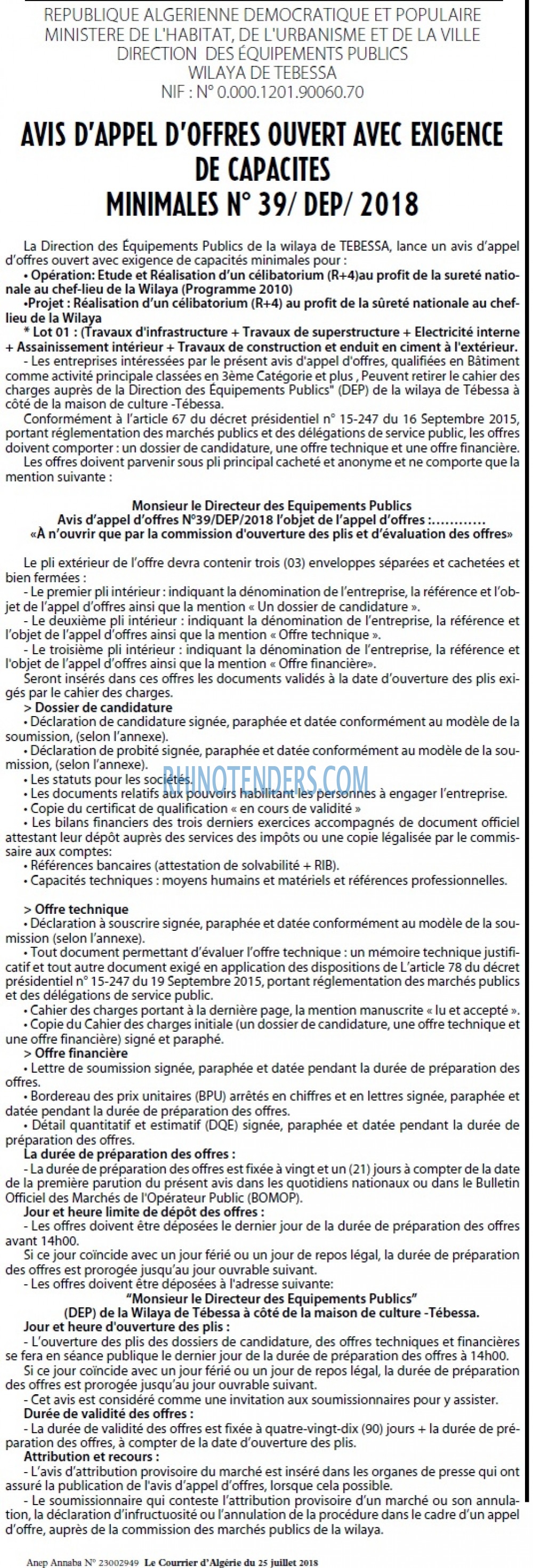 Le Courrier d'Algerie