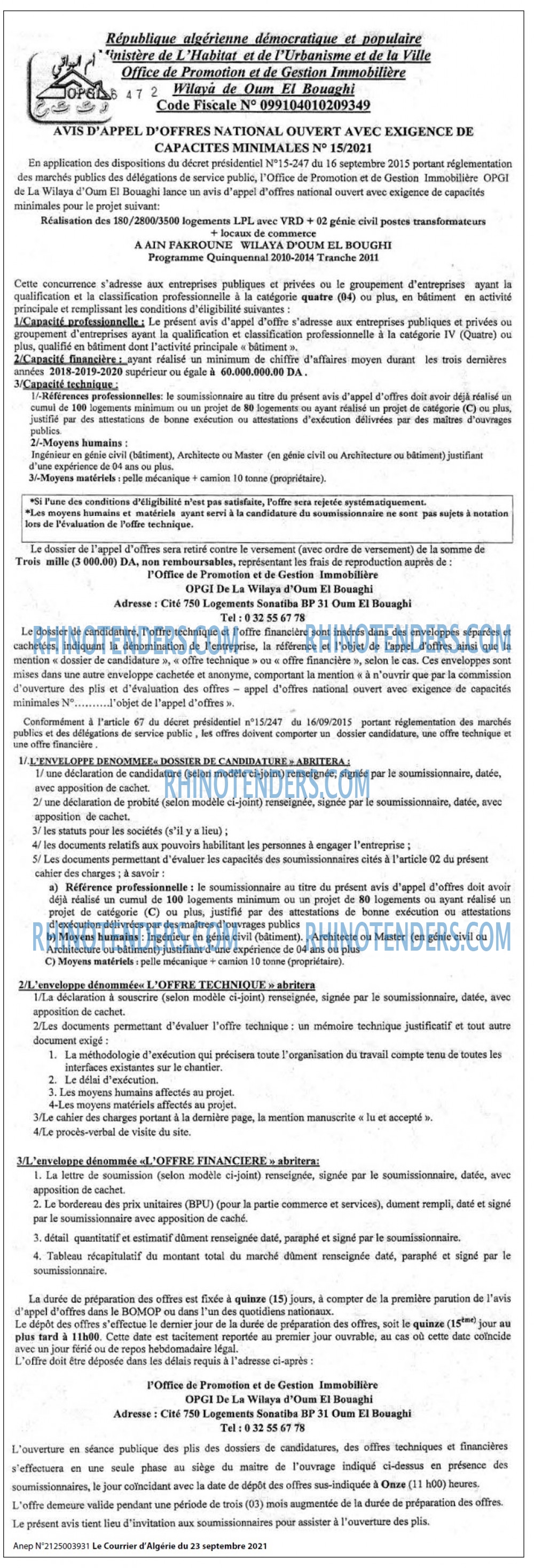 Le Courrier d'Algerie