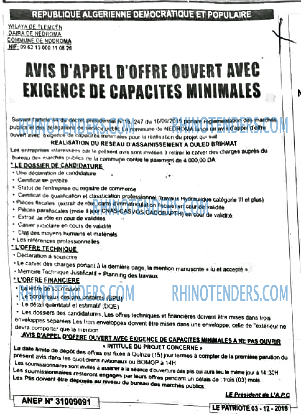 LE PATRIOTE