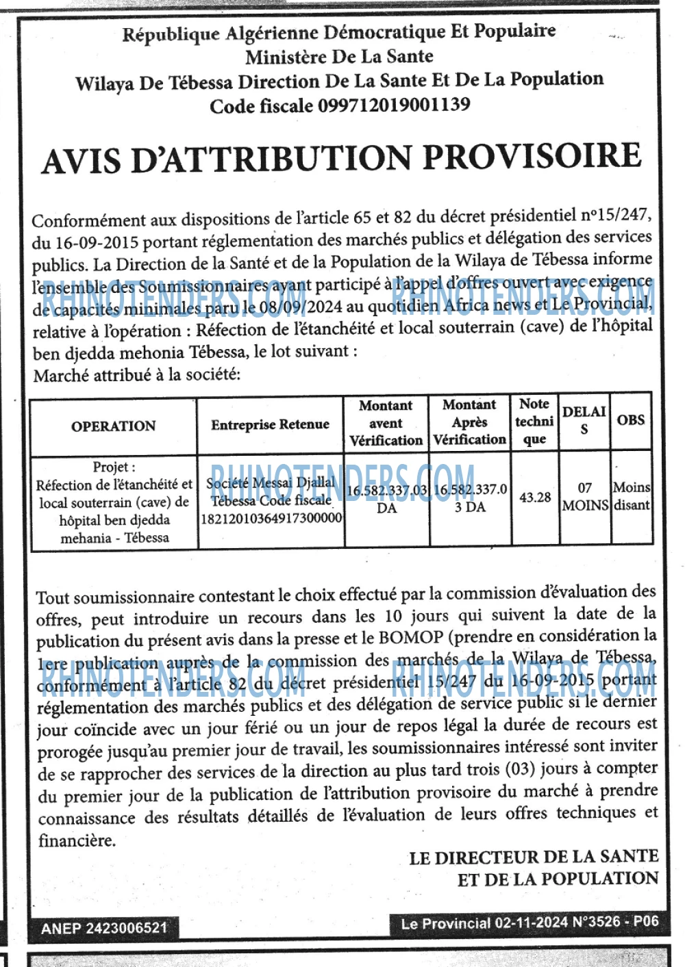 LE PROVINCIAL