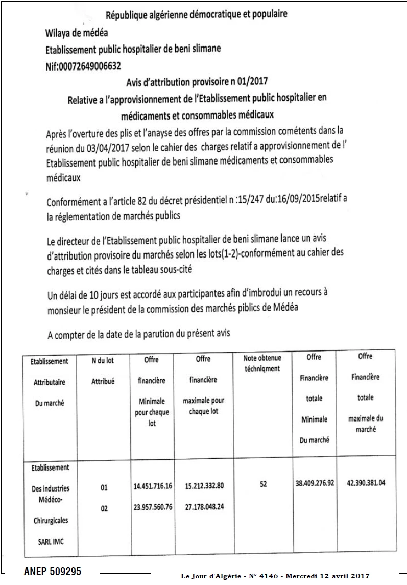 Le Jour d'Algérie