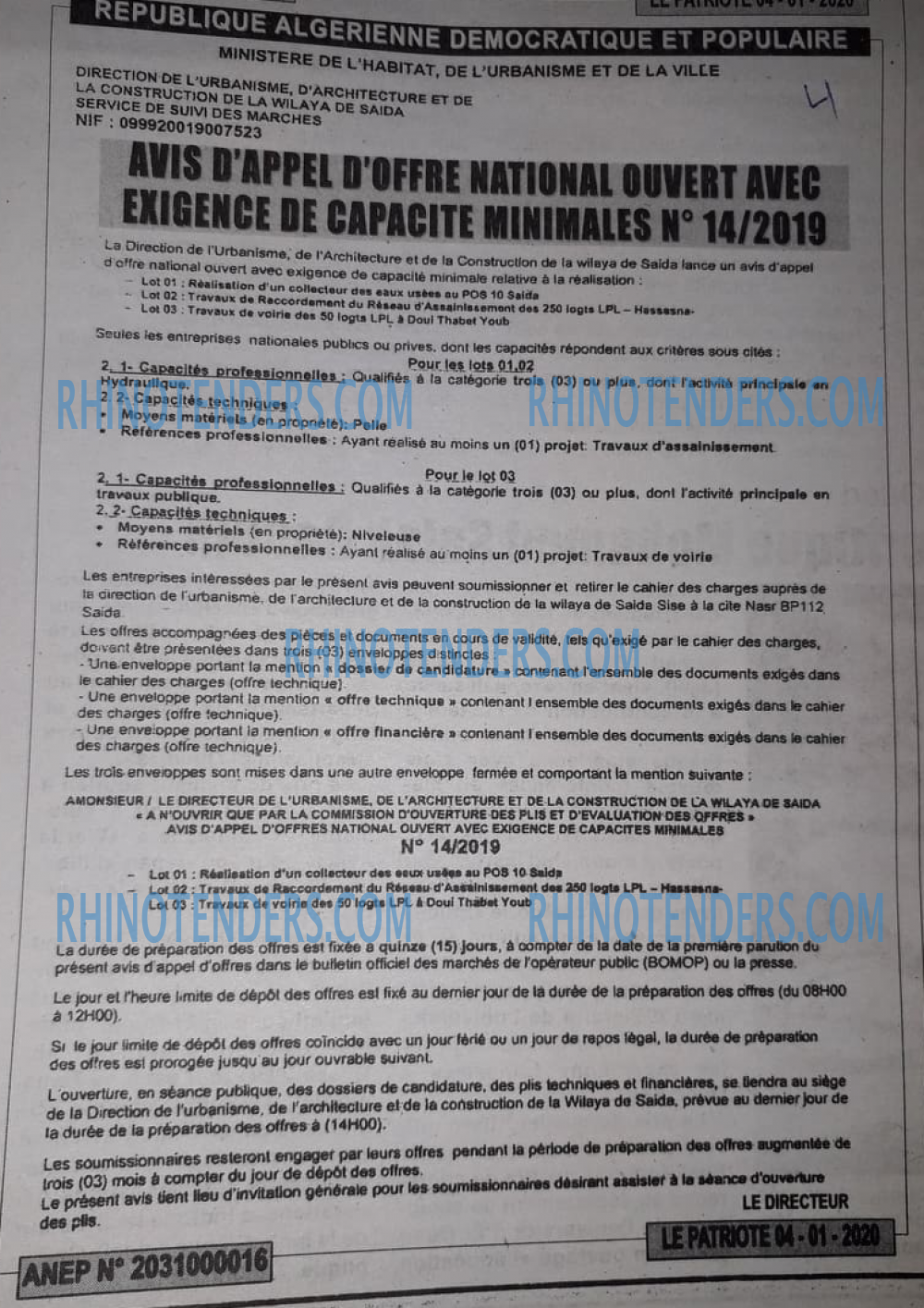 LE PATRIOTE