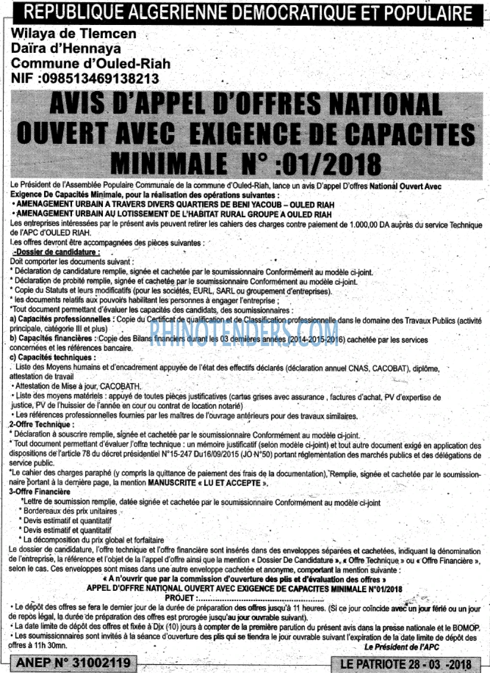 LE PATRIOTE