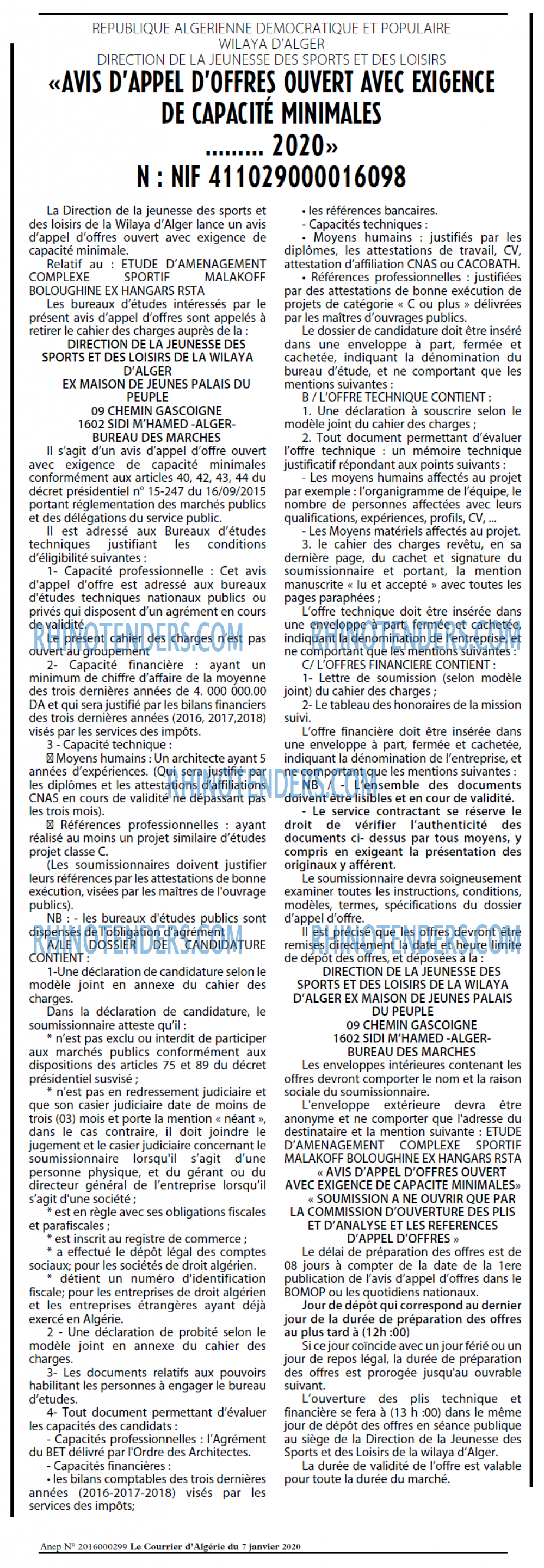 Le Courrier d'Algerie