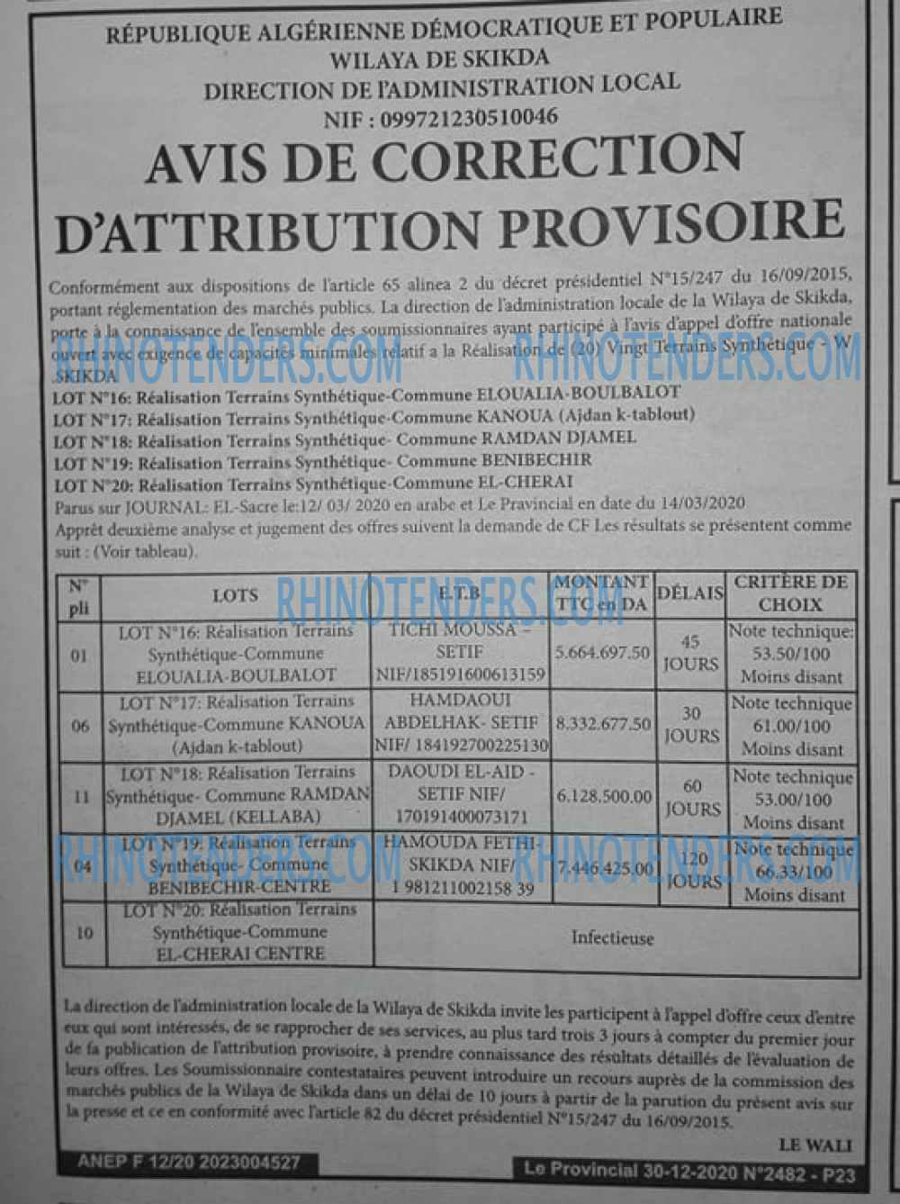 LE PROVINCIAL