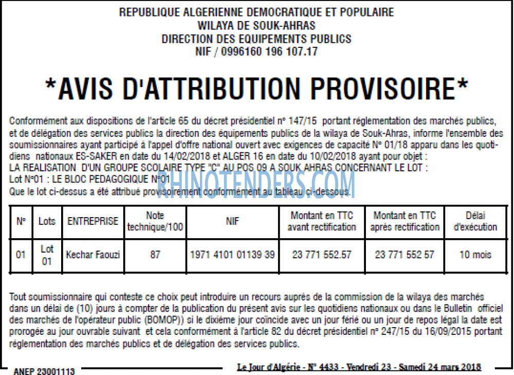 Le Jour d'Algérie
