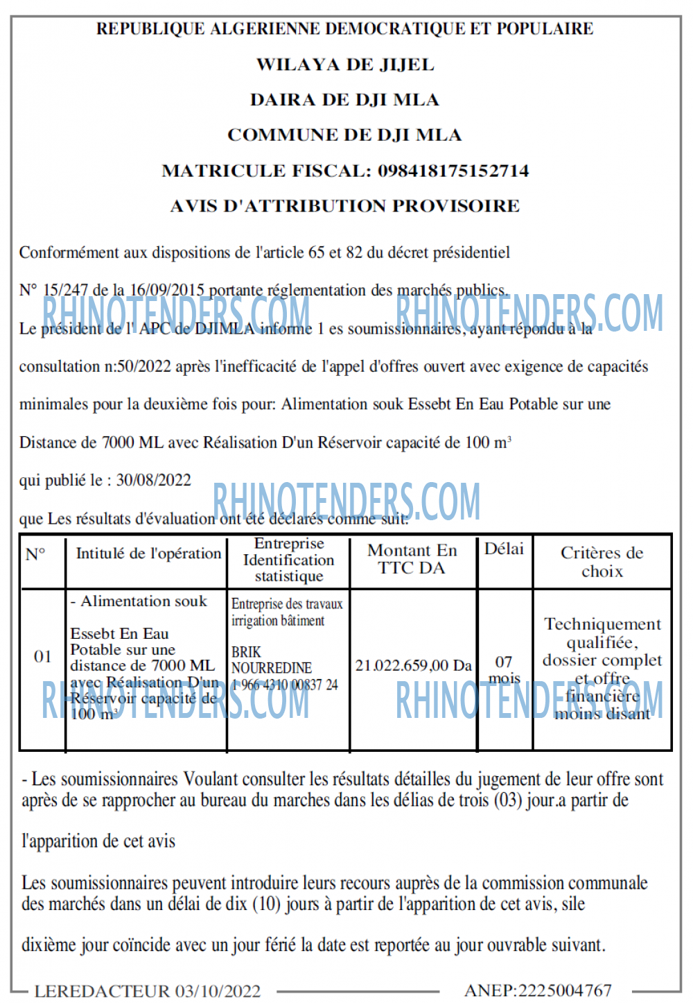 LE REDACTEUR