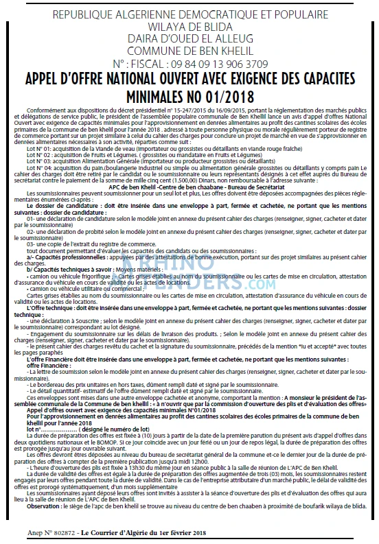 Le Courrier d'Algerie