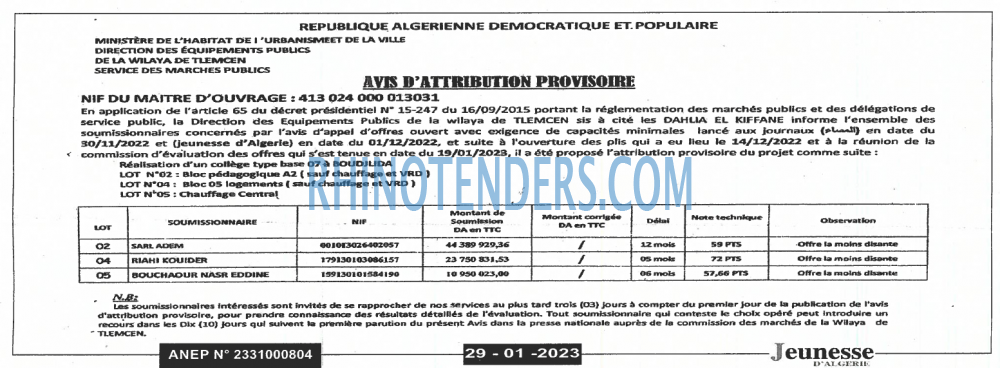 Jeunesse d'Algerie
