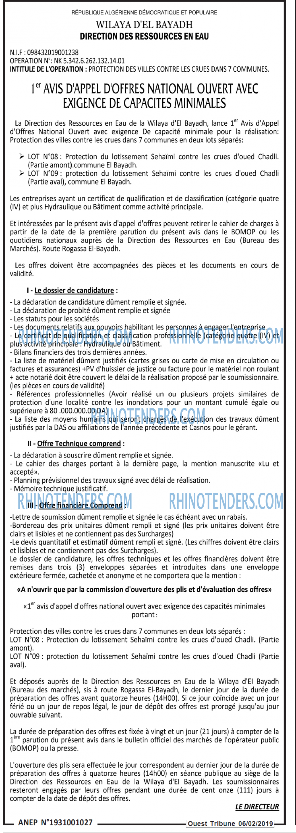 ouest TRIBUNE