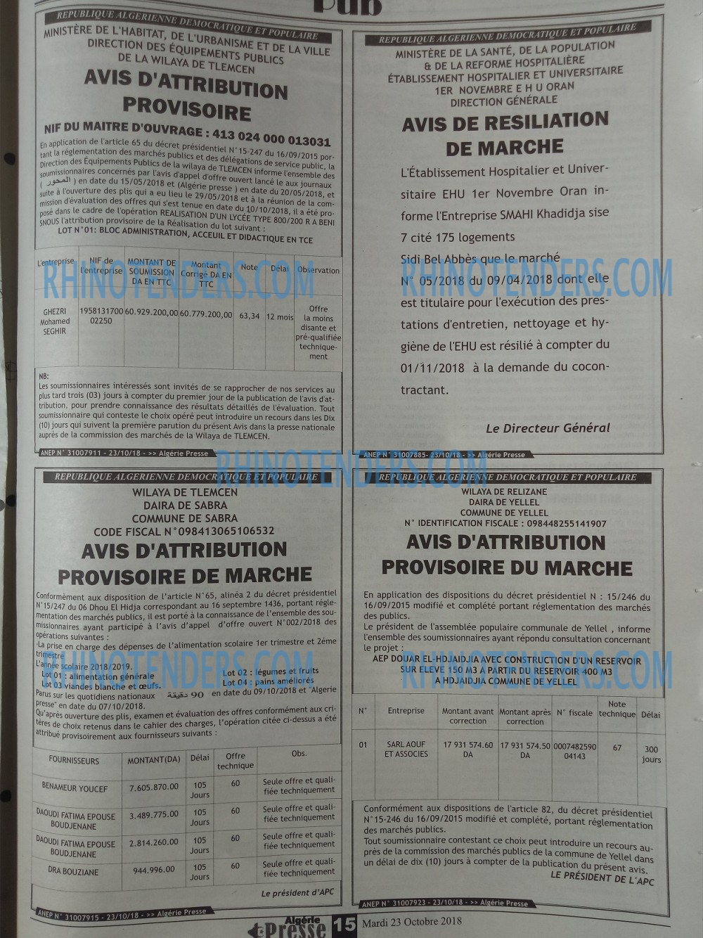ALGERIE PRESSE