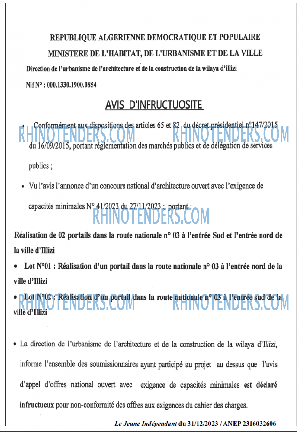Jeune Independant