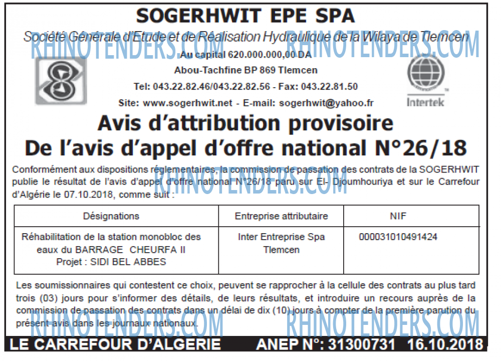 Le Carrefour d'Algérie
