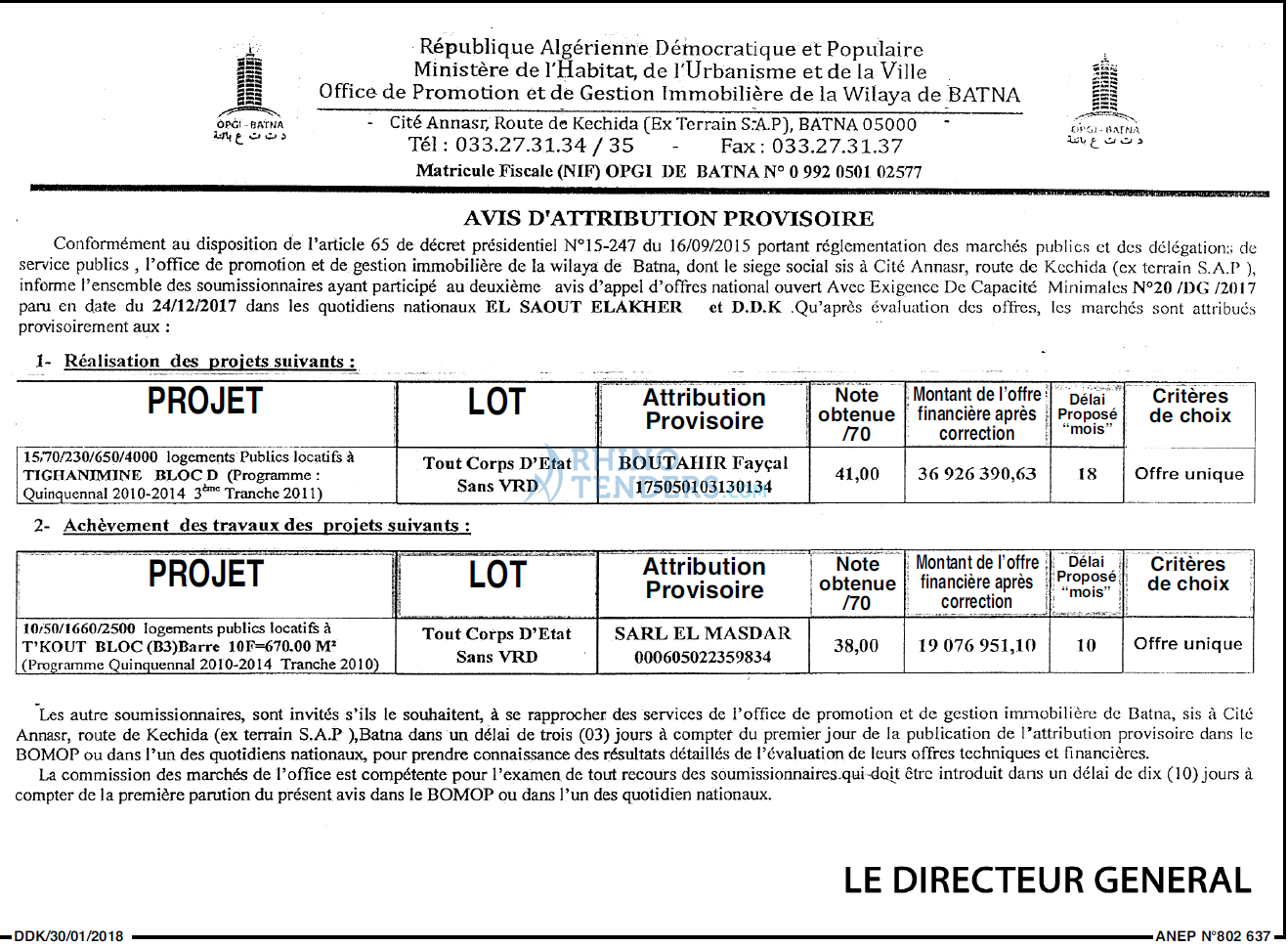 LA DEPECHE DE KABYLIE