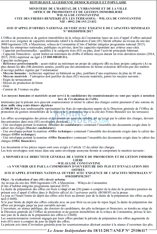 Le jeune indépendant