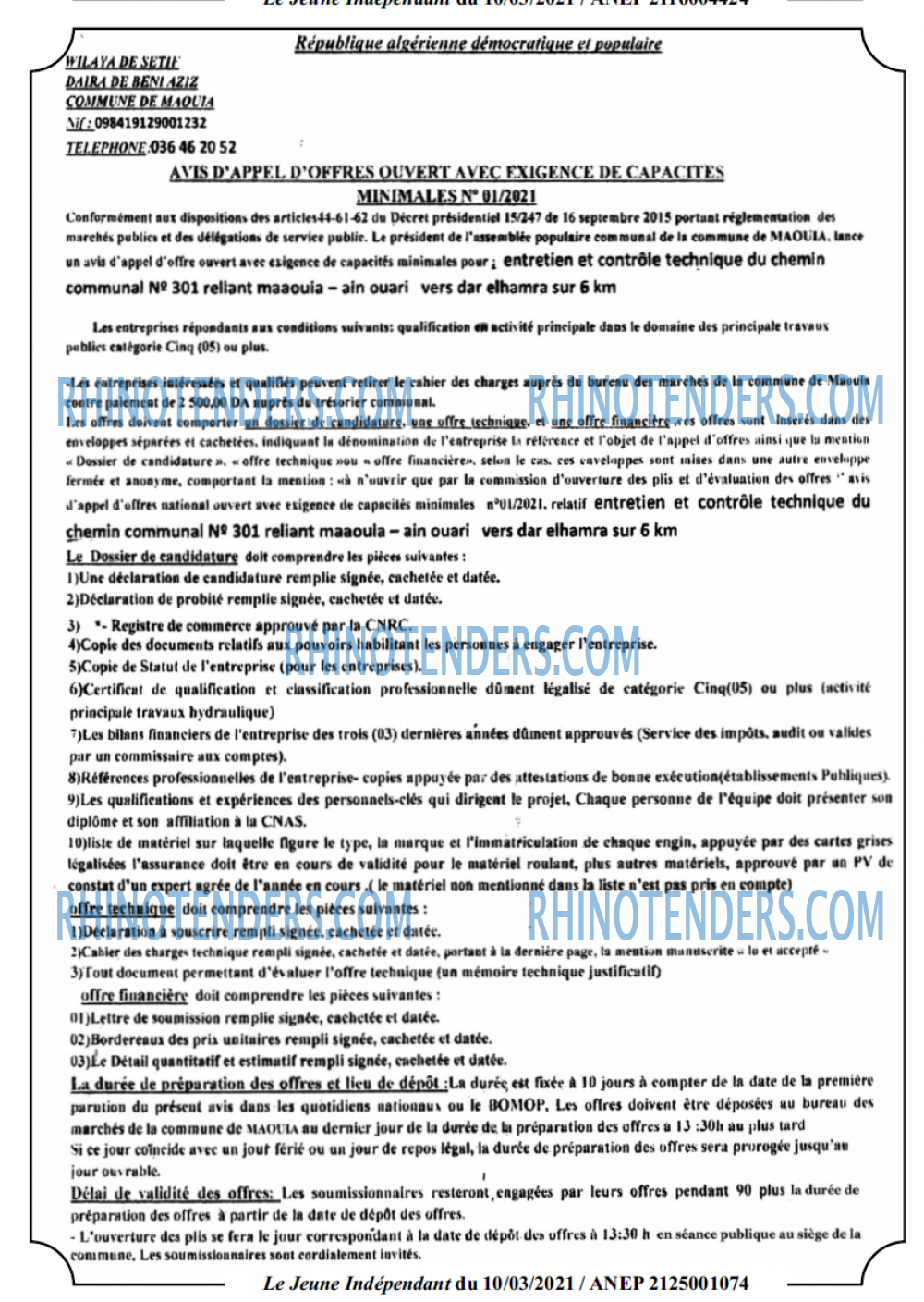 Jeune Independant