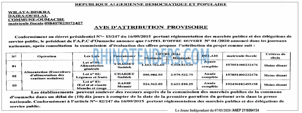 Jeune Independant
