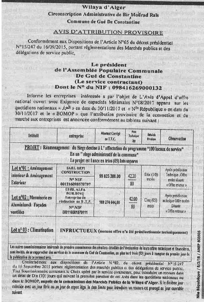 NOUVELLE REPUBLIQUE