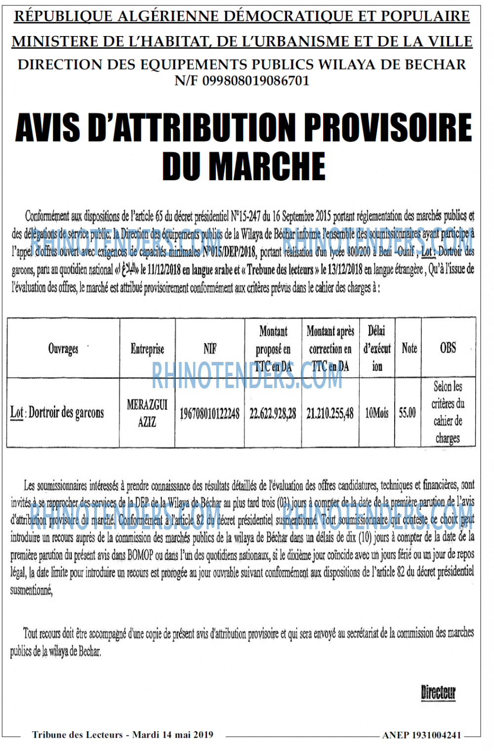 Le Jour d'Algérie