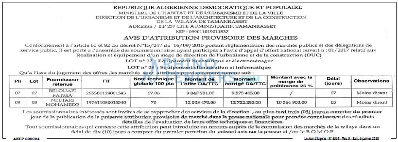 Le Jour d'Algérie