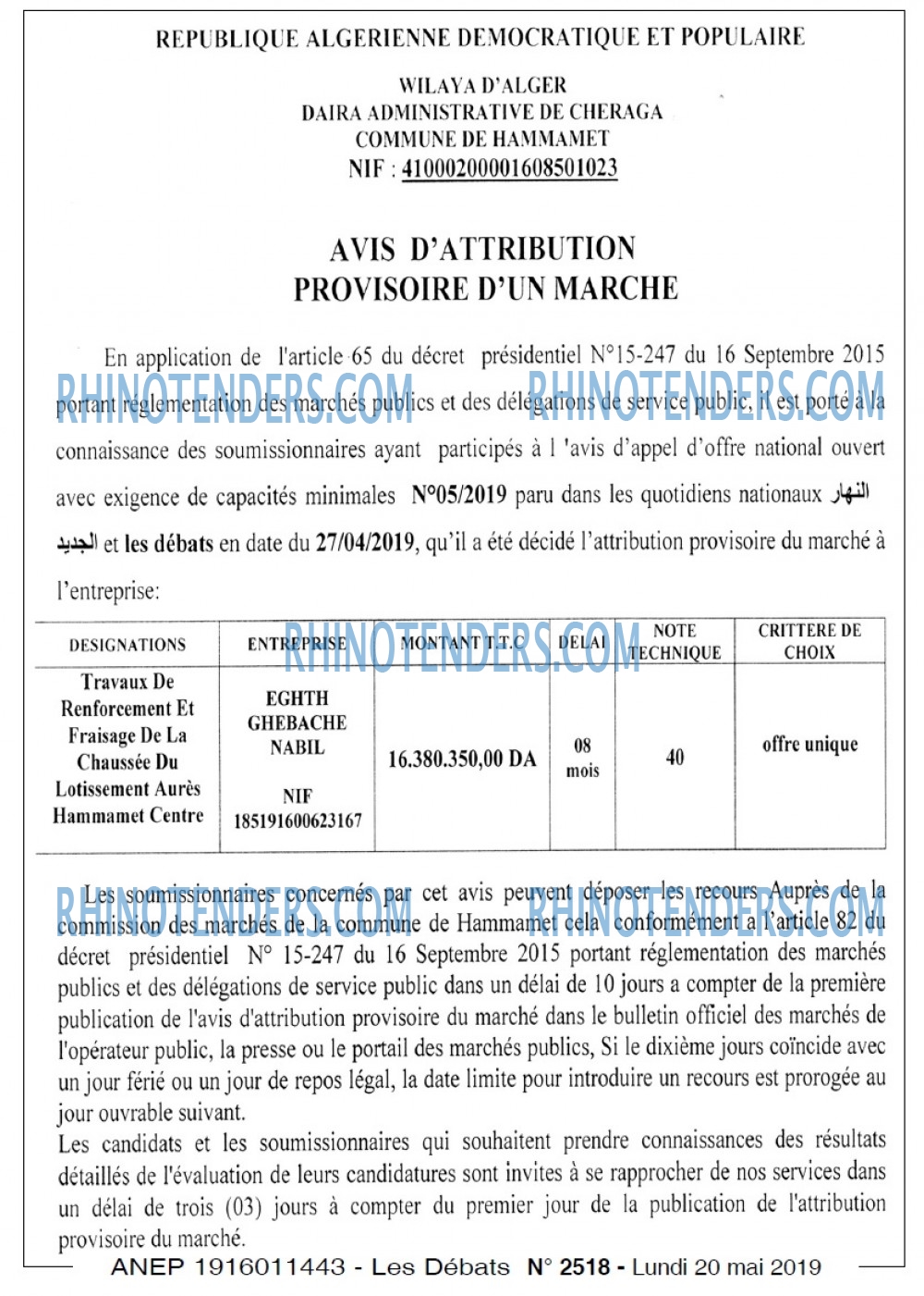 Les Debats