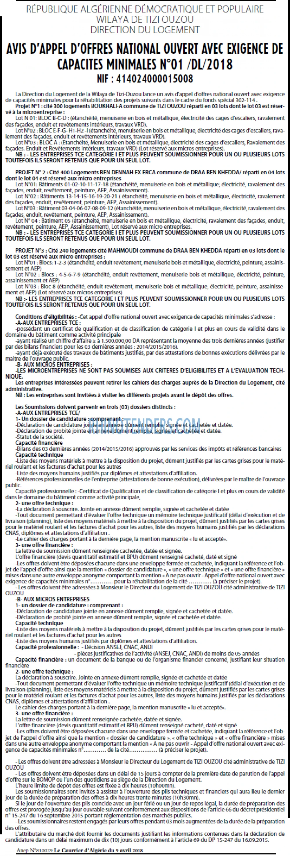 Le Courrier d'Algerie