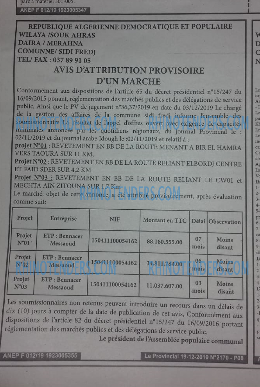 LE PROVINCIAL