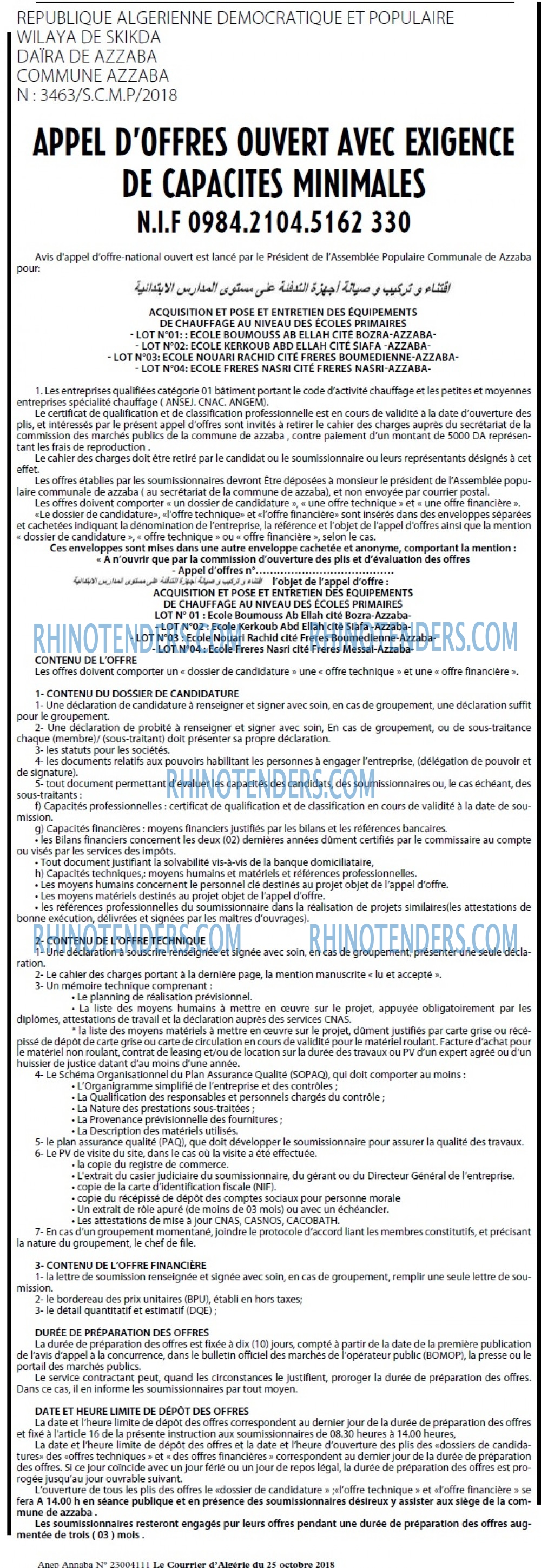 Le Courrier d'Algerie
