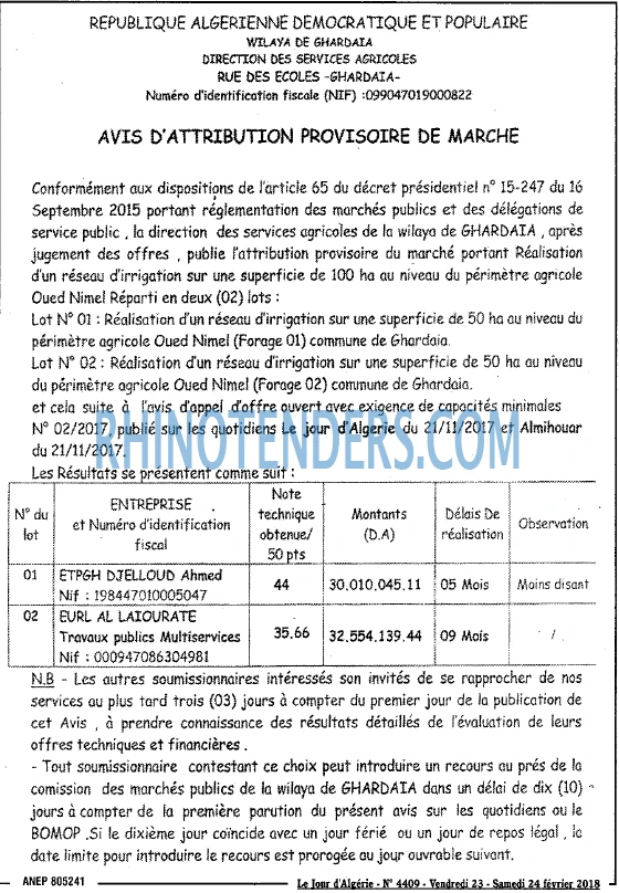 Le Jour d'Algérie