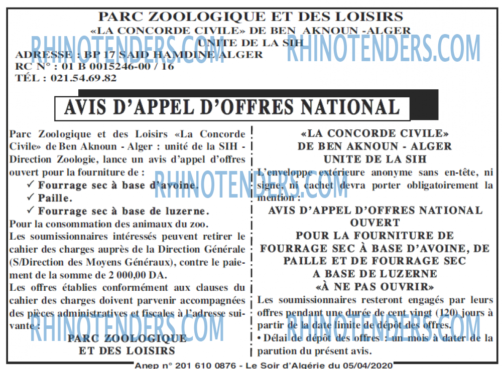 LE SOIR D'ALGERIE
