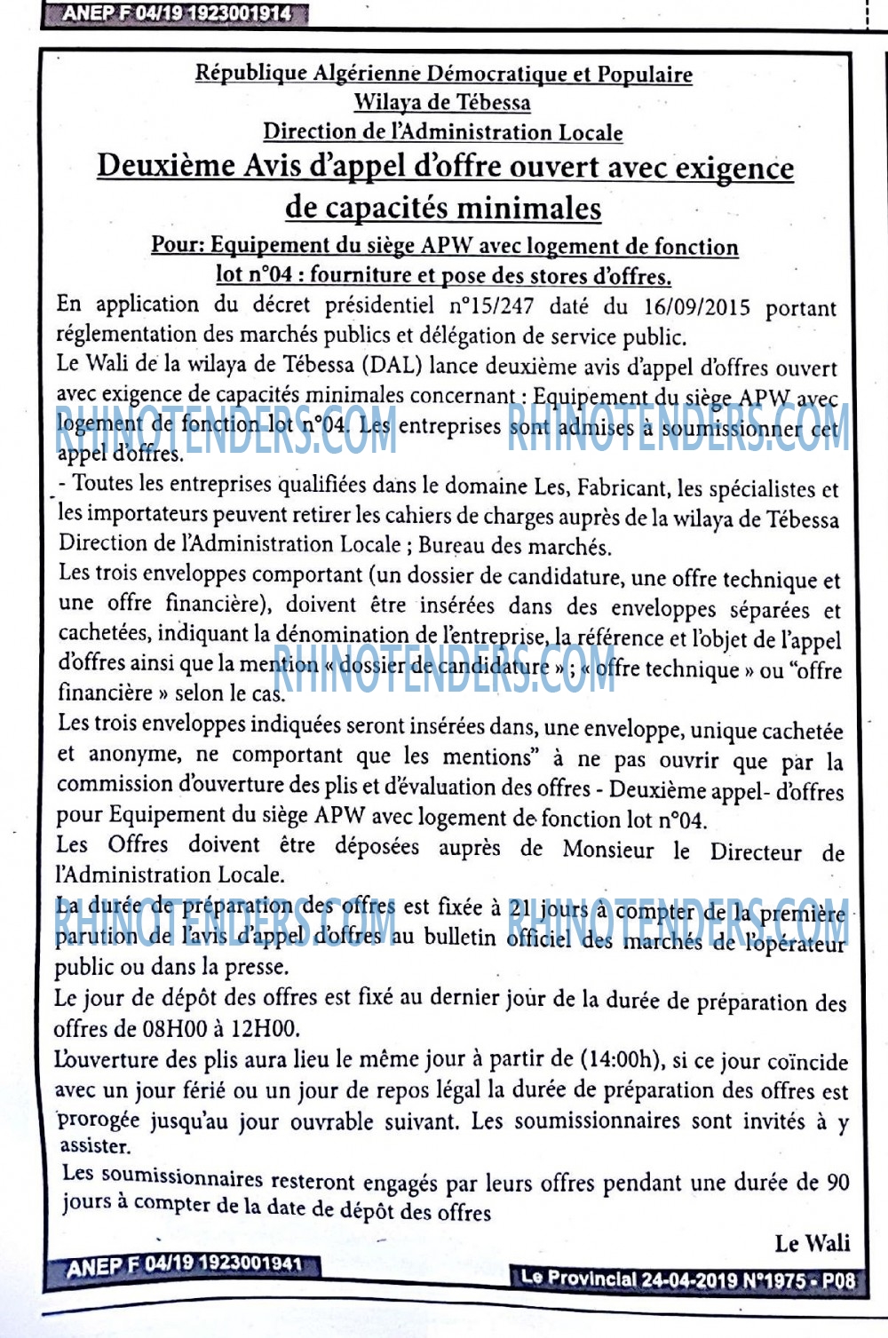 LE PROVINCIAL
