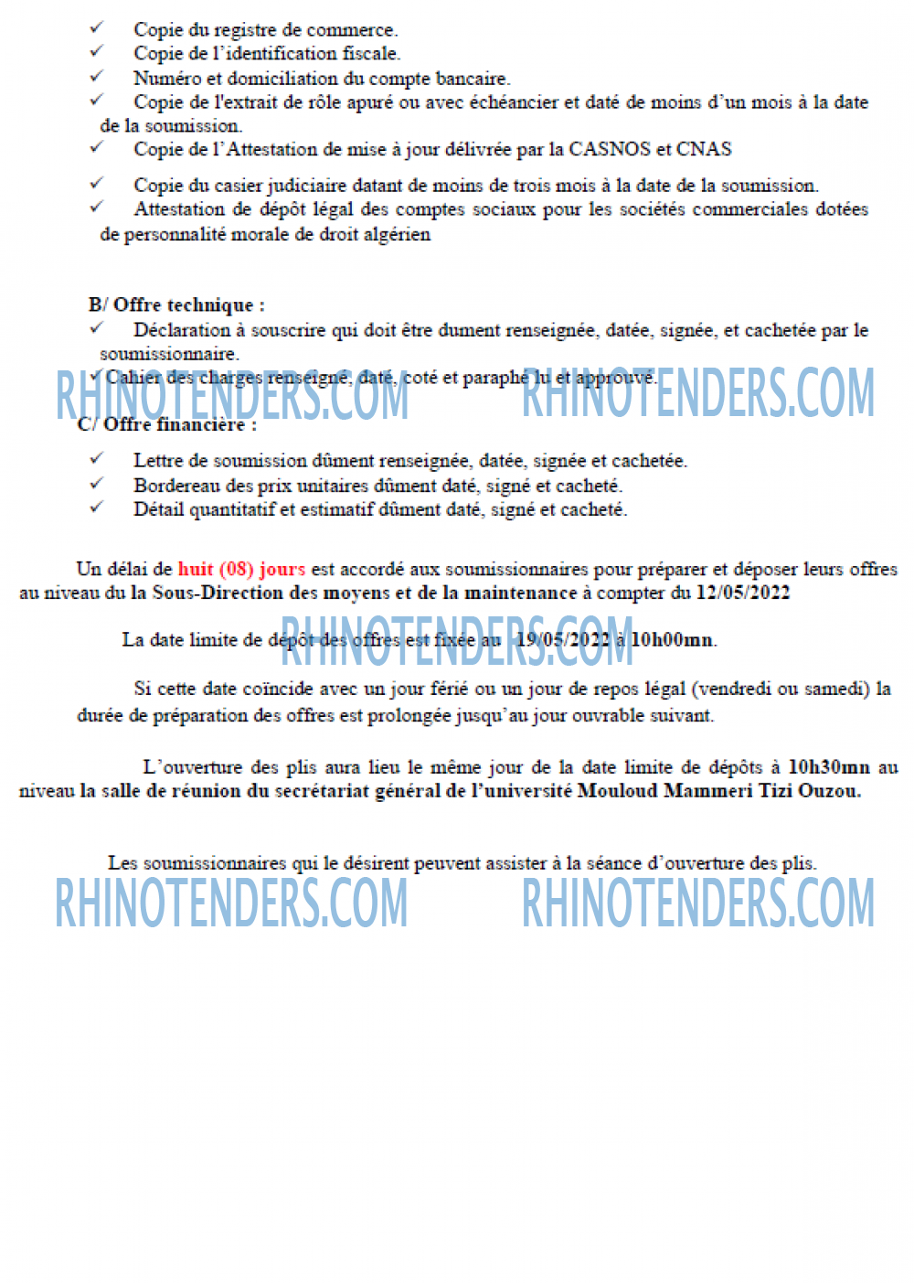 Rhinotenders