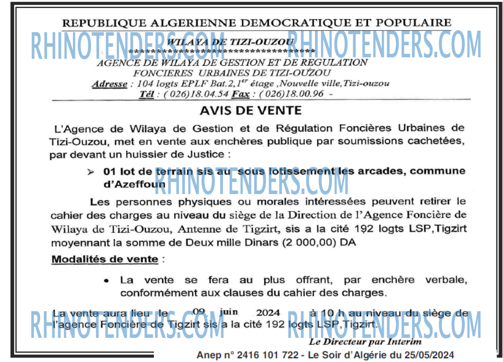LE SOIR D'ALGERIE