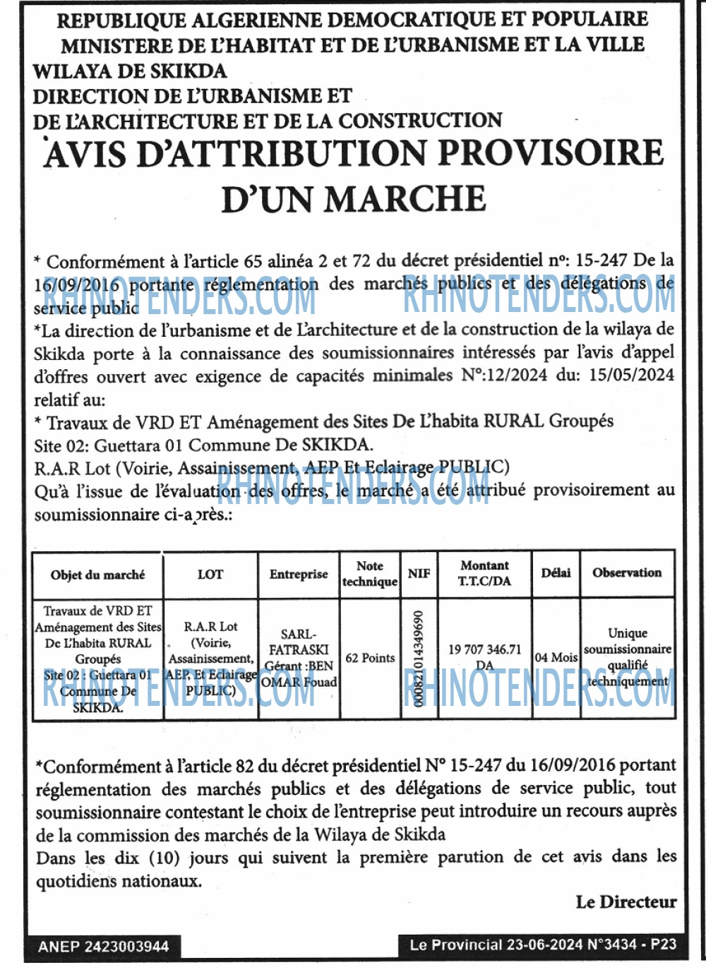 LE PROVINCIAL