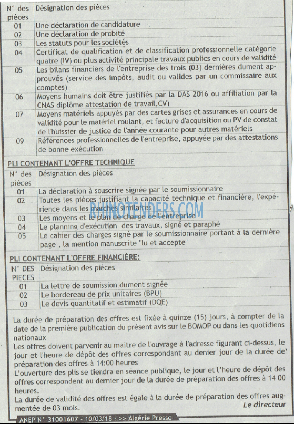 ALGERIE PRESSE