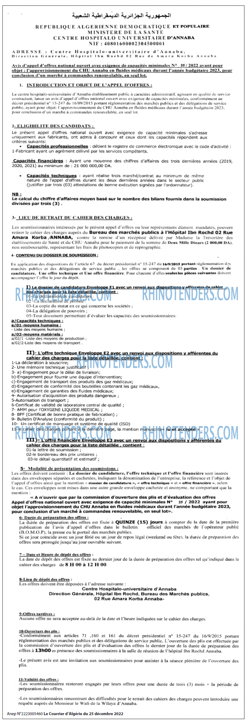 Le Courrier d'Algerie