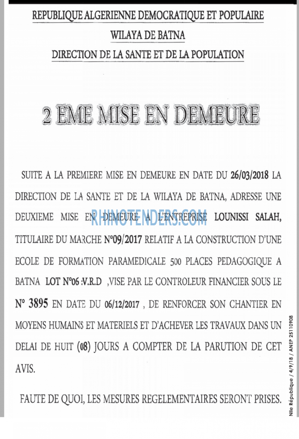 NOUVELLE REPUBLIQUE