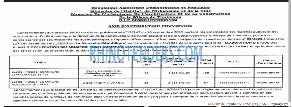 NOUVELLE REPUBLIQUE