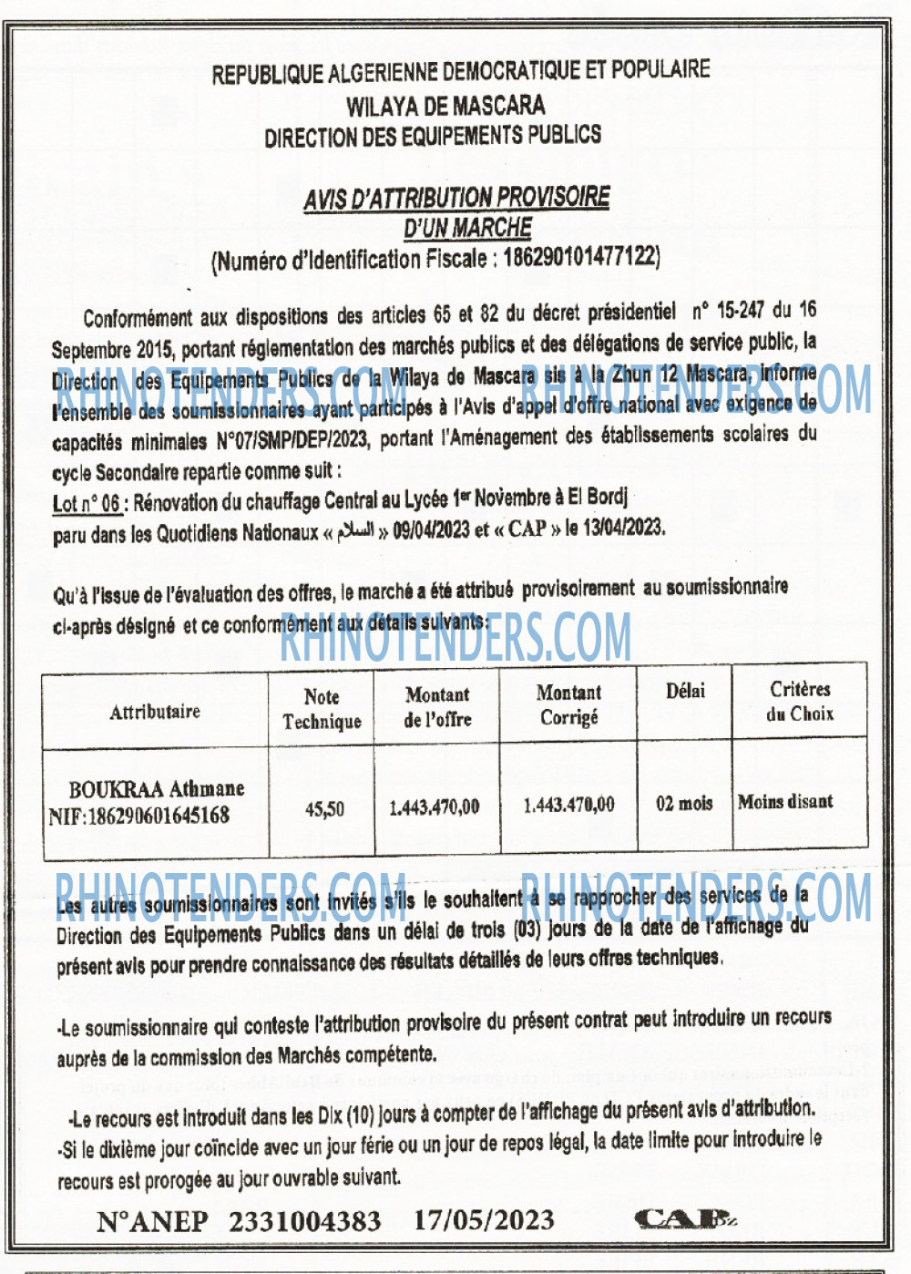 CAP OUEST