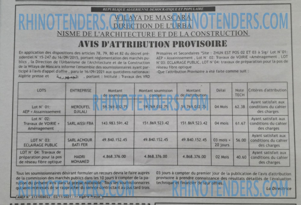 ALGERIE PRESSE