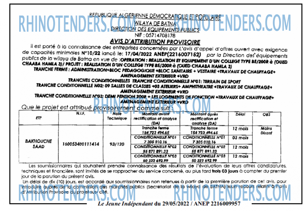 Jeune Independant
