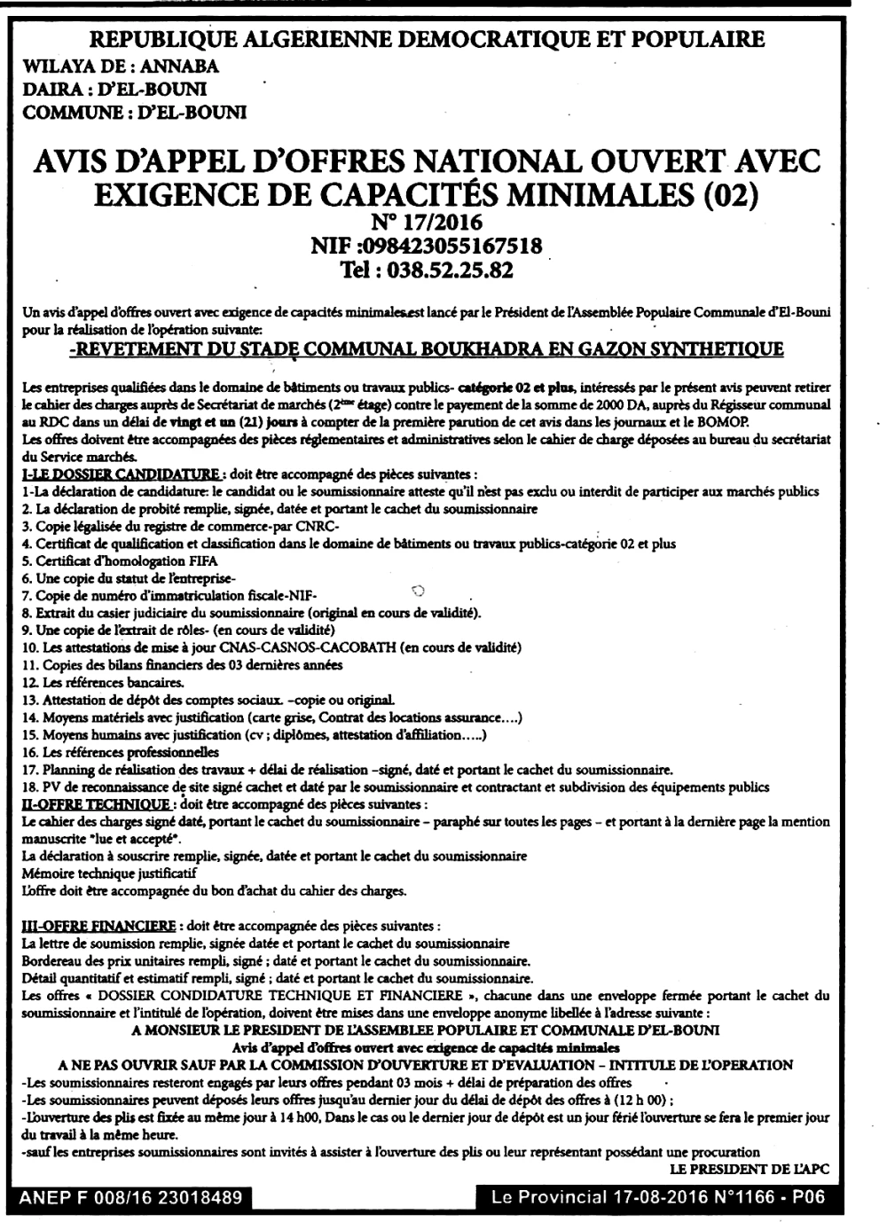 LE PROVINCIAL