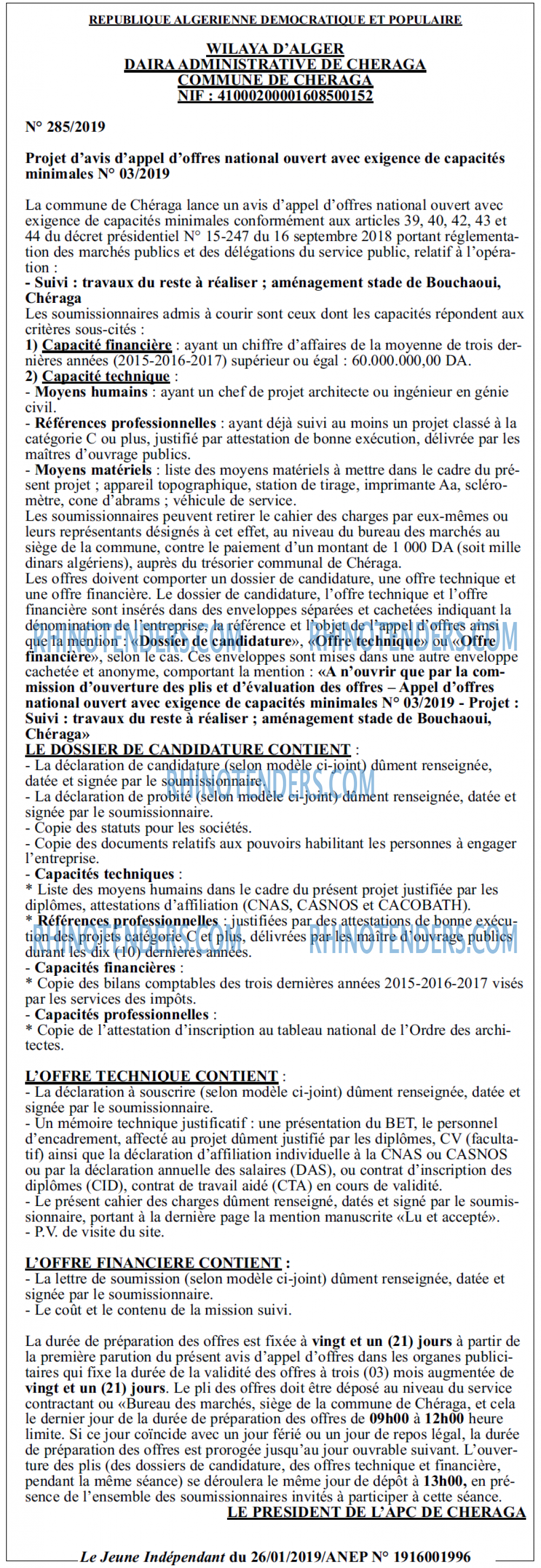 Jeune Independant