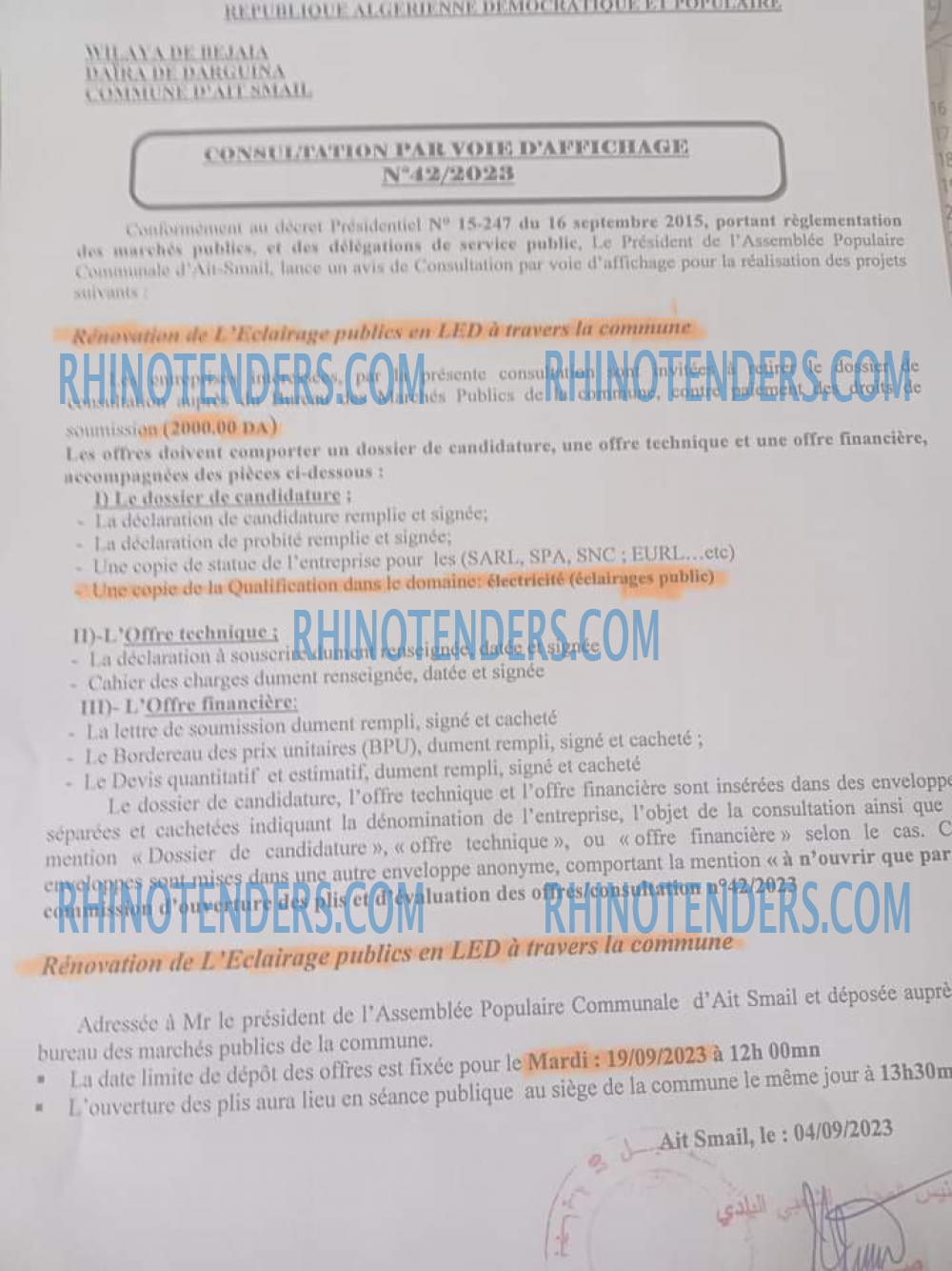 Rhinotenders