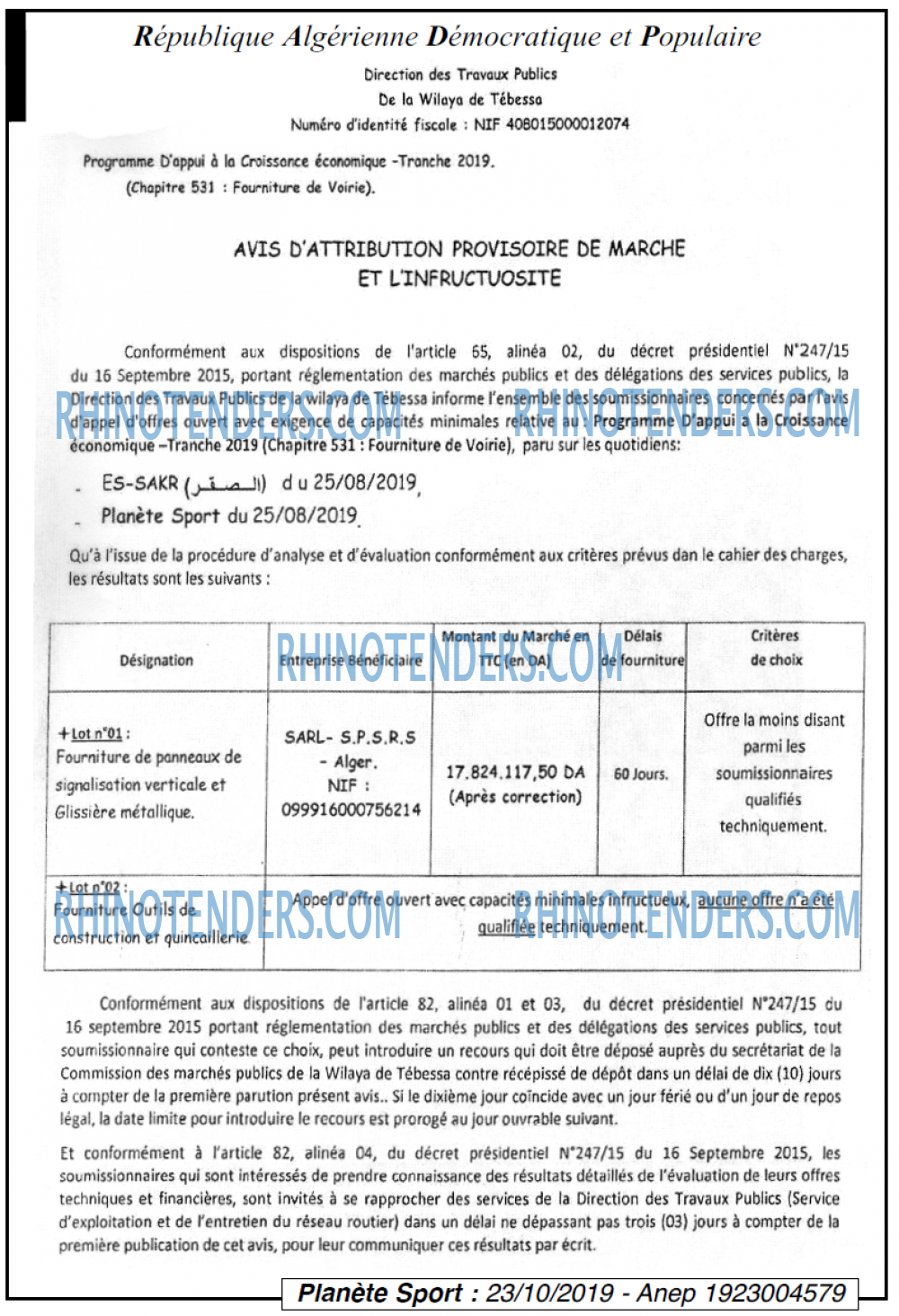 PLANETE SPORT