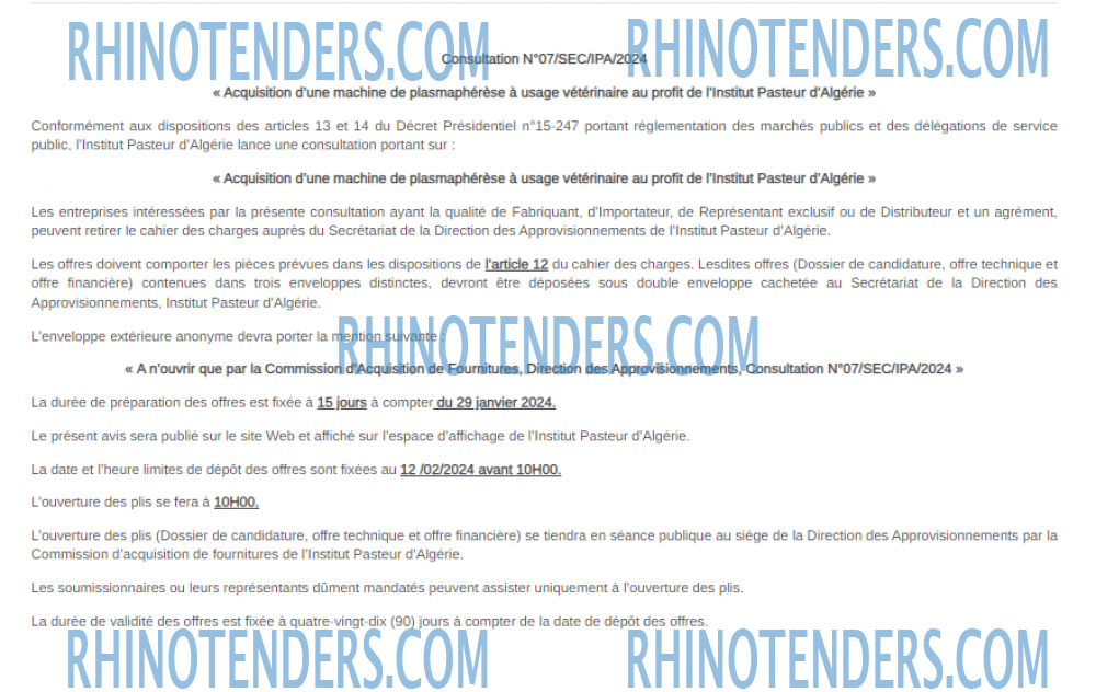 Rhinotenders